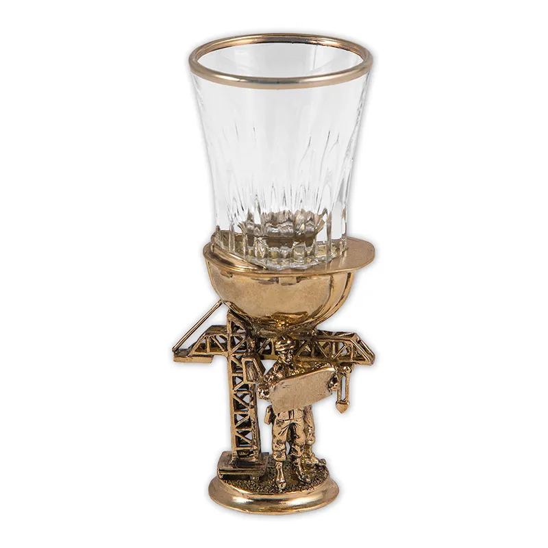 Набор из 6-ти стопок "Строительные" в деревянном ящике для инструментов 