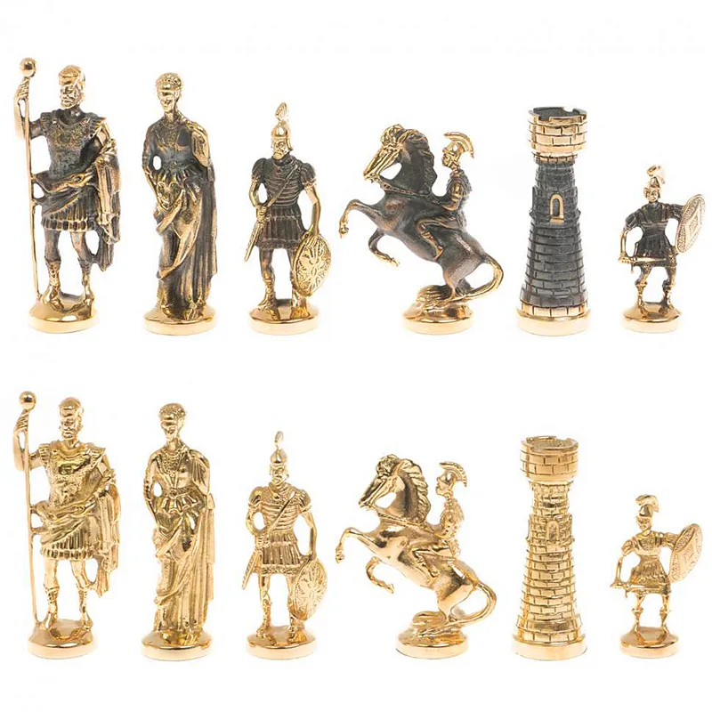 Шахматы из камня и бронзы "Римские" 