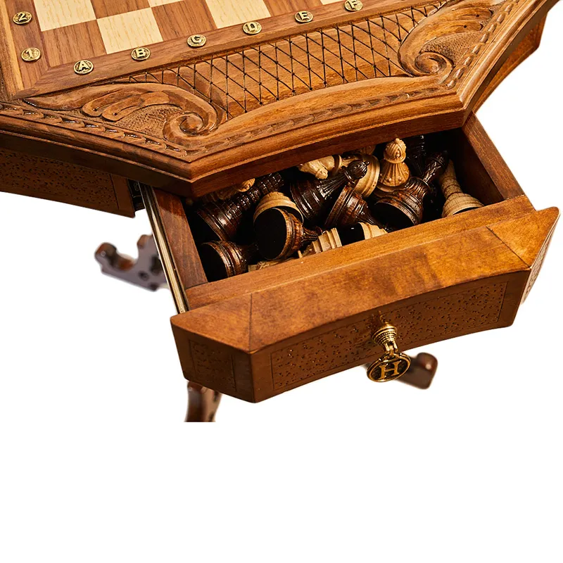 Шахматный стол "Сражение"