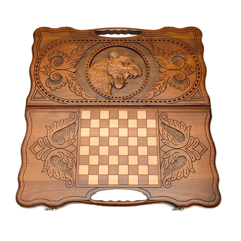 Нарды подарочные из дерева "Тигр"