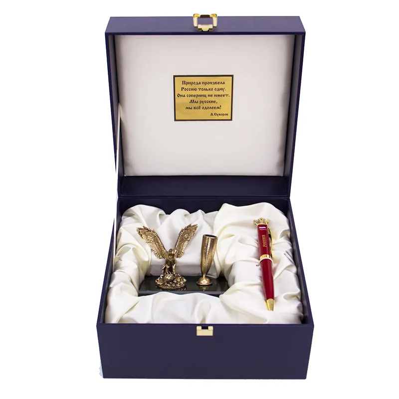 Настольный набор "Орел" в футляре