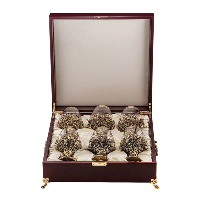 Набор из 6 ти бокалов для коньяка "Охота" 