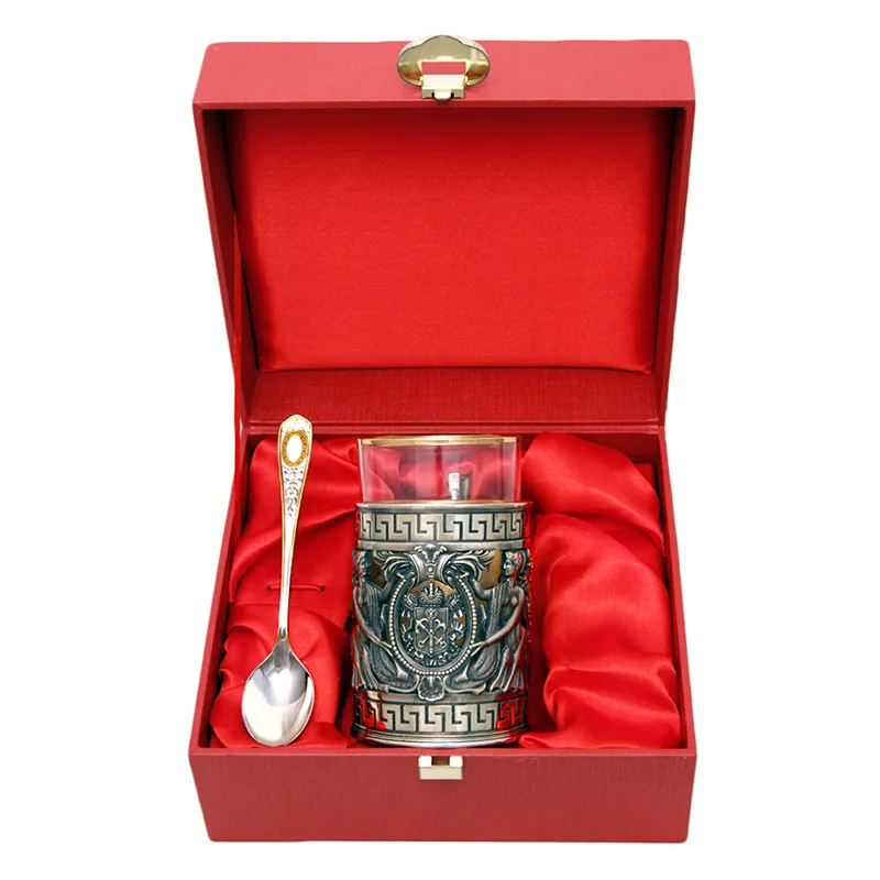 Подстаканник с ложкой "Санкт-Петербург"