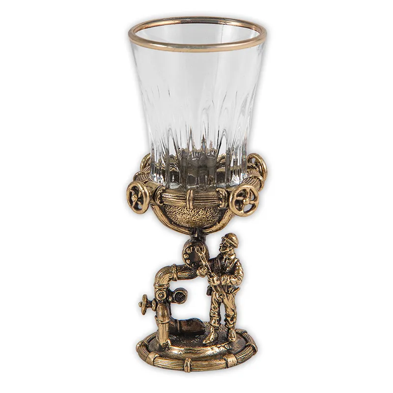 Водочный набор из 2-х стопок "Нефть и Газ" 