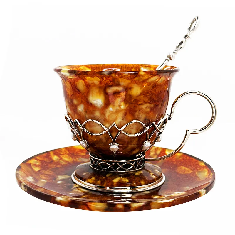 Чайный набор из янтаря «Венера»