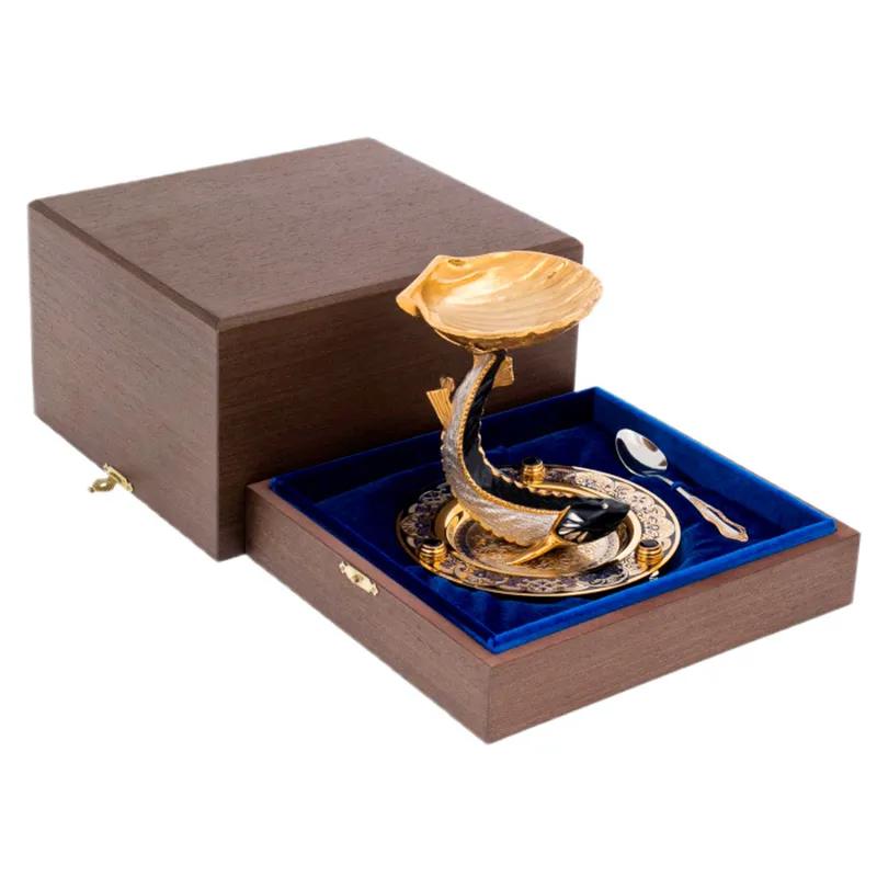 Икорница подарочная "Белуга" Златоуст