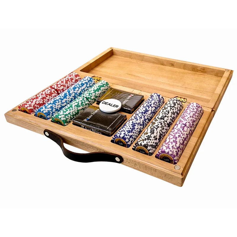 Набор для покера Casino Star из ясеня на 300 фишек 