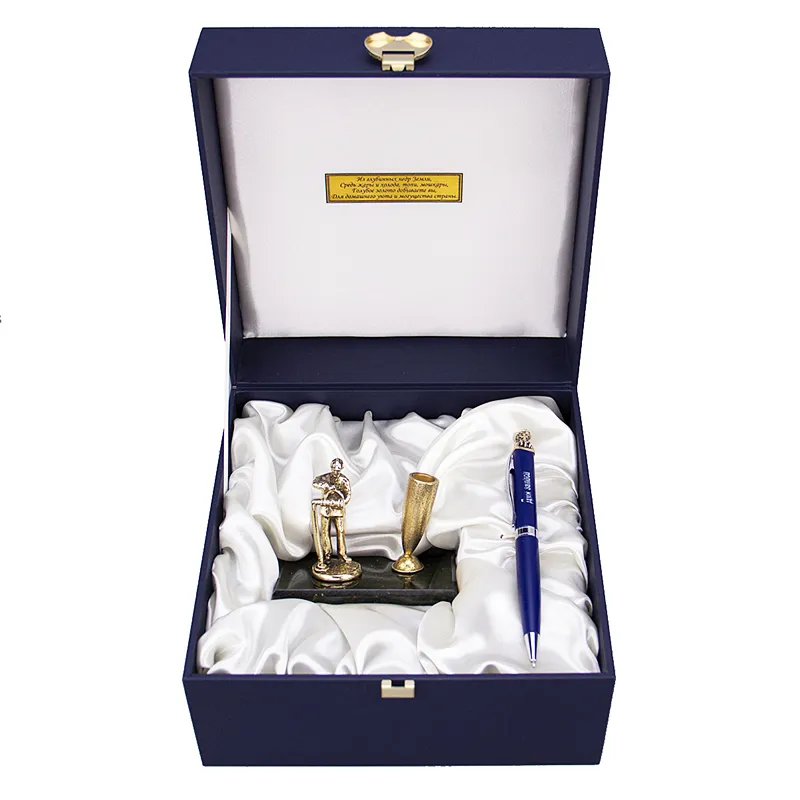 Настольный набор "Газовик" в футляре