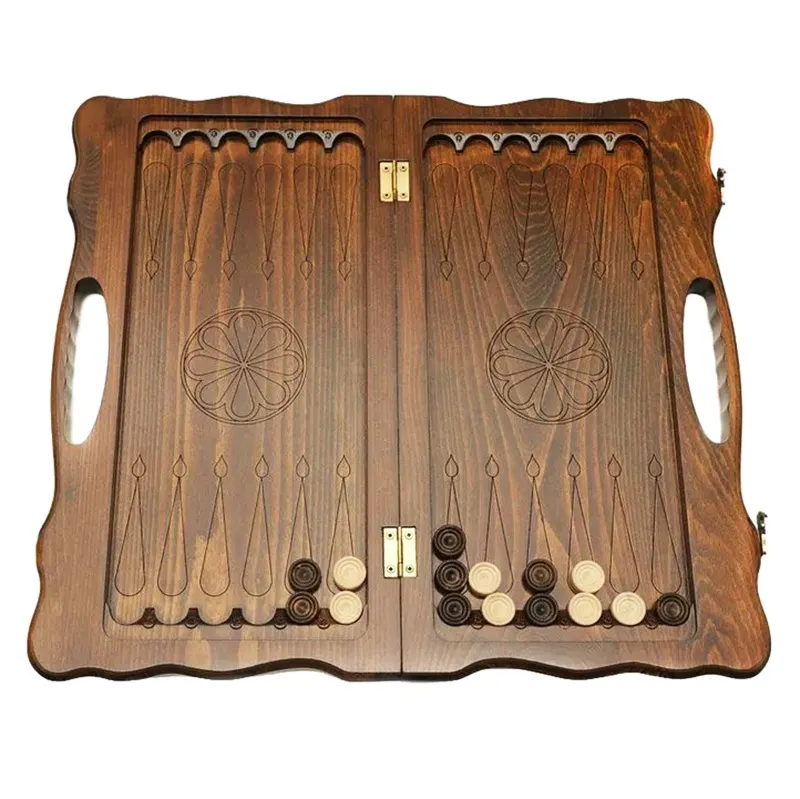 Нарды-шашки резные "Орел"