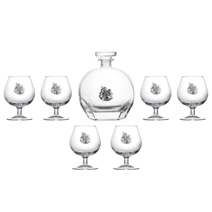 Набор для коньяка на 6 персон "Георгий Победоносец" 