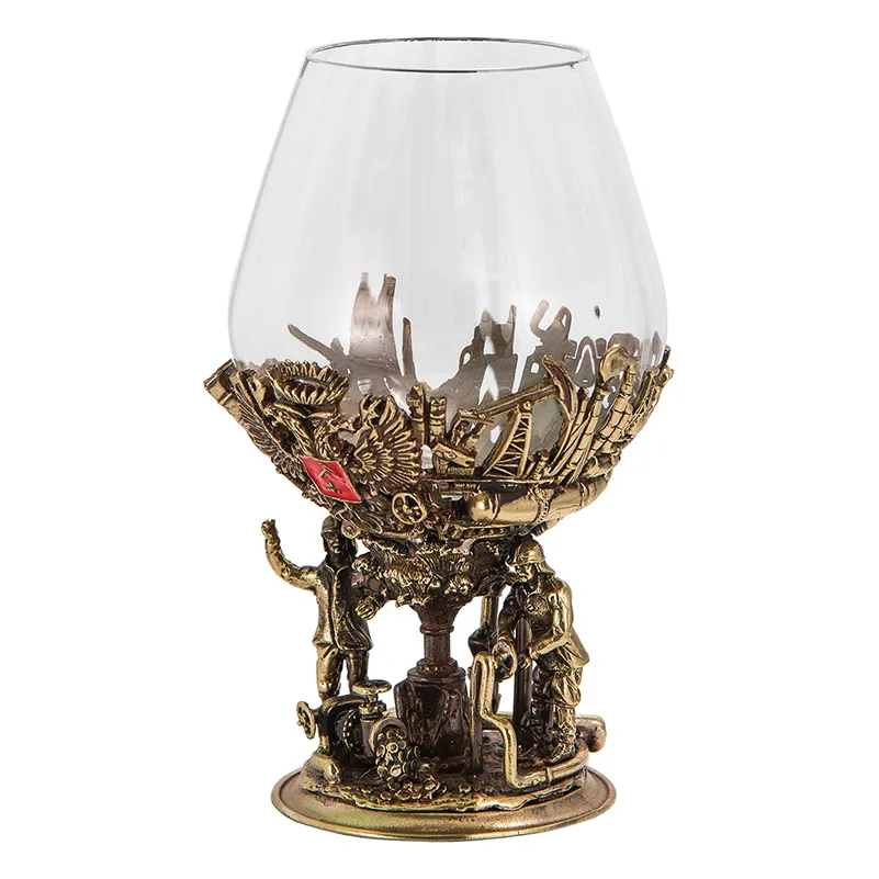 Набор из 6 ти бокалов для коньяка "Газ и Нефть" богемия