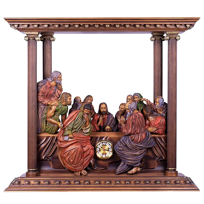 Часы каминные "Тайная вечеря"