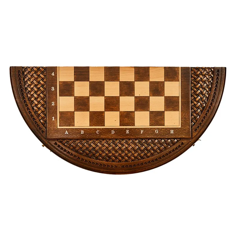 Подарочные шахматы + нарды "Круглые"