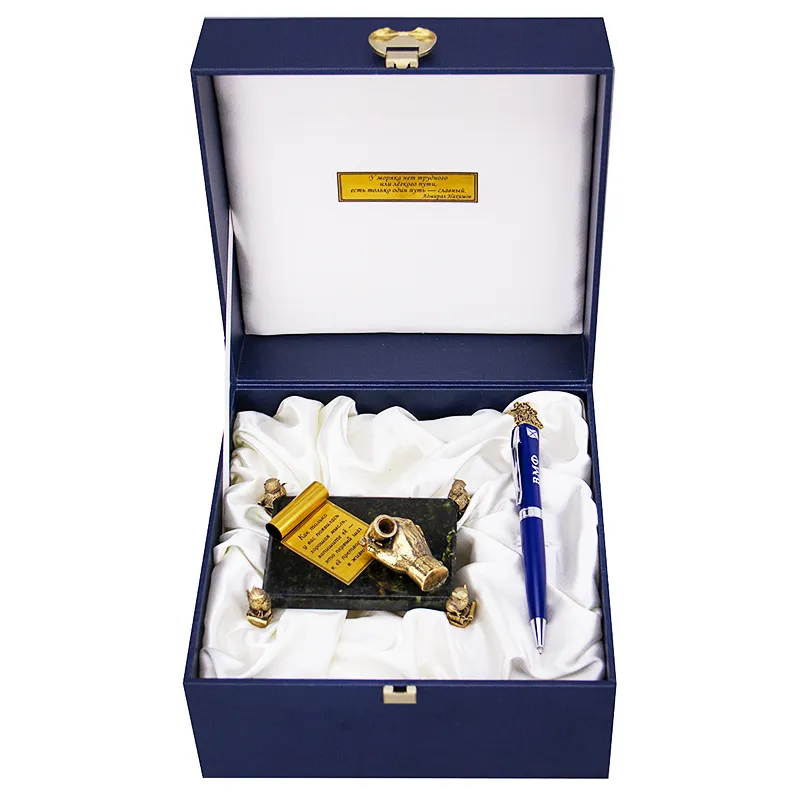 Настольный набор "ВМФ" в футляре