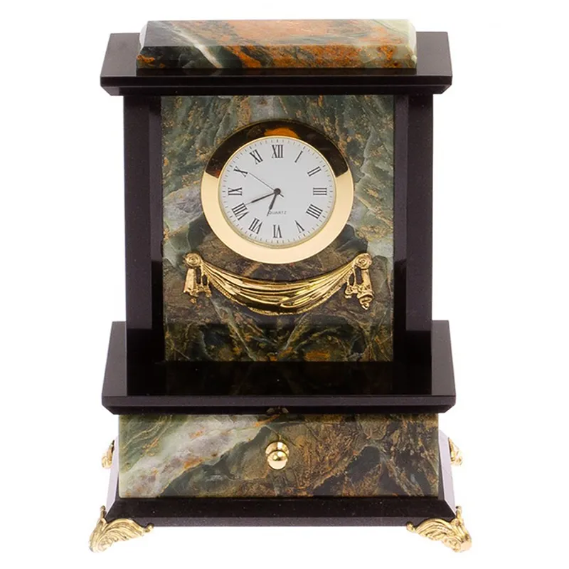 Настольные часы из камня "Классик" 