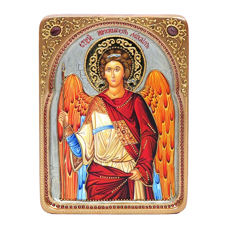 Живописная икона "Архангел Михаил"