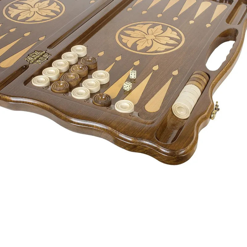 Нарды подарочные из массива бука "Львиная битва"