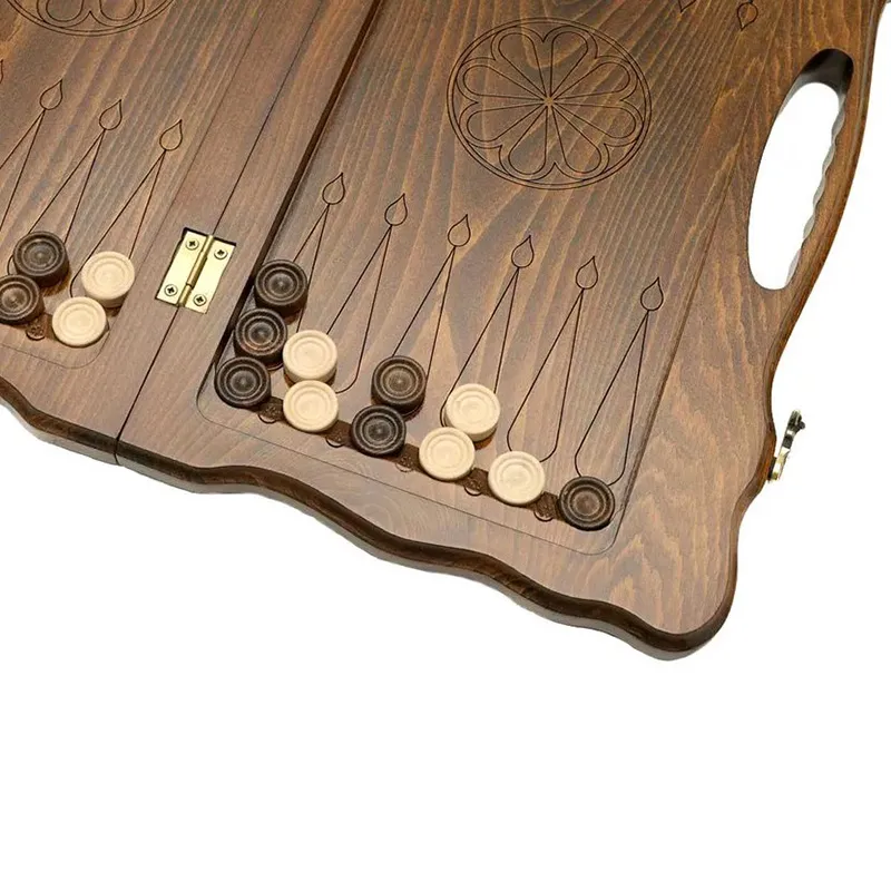 Нарды-шашки резные "Орел"