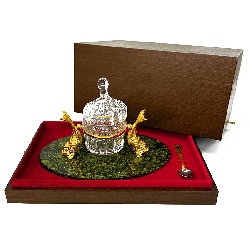 Икорница на камне "Эстет" Златоуст