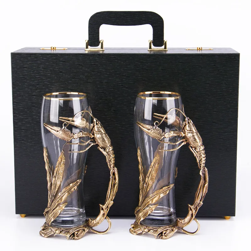 Набор из 2-ух бокалов для пива "Раки"