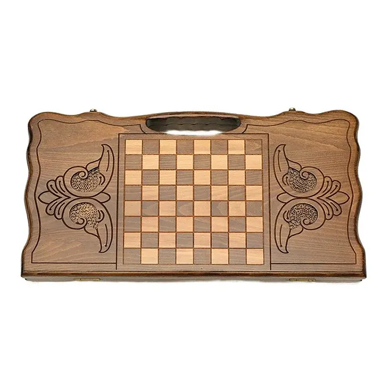 Нарды-шашки резные "Орел"