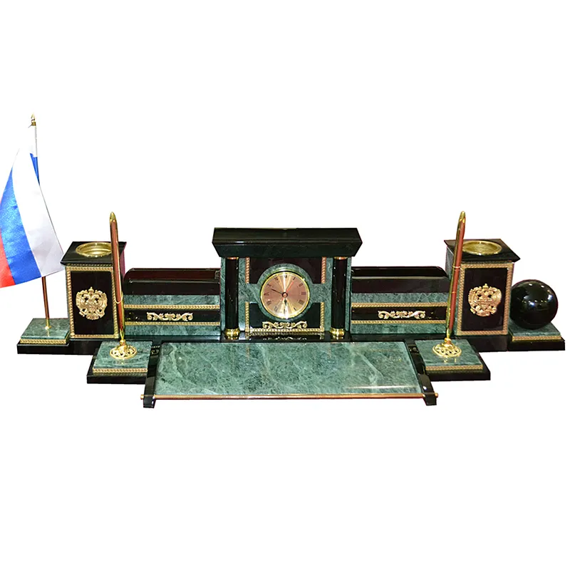 Настольный набор руководителя  из мрамора "Премьер"