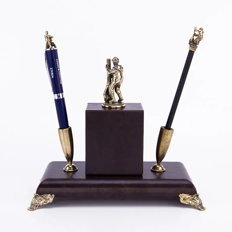 Письменный набор с часами "Нефтяники и Газовики" 