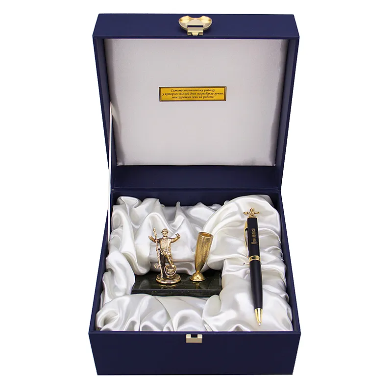 Настольный набор "Рыбак" в футляре