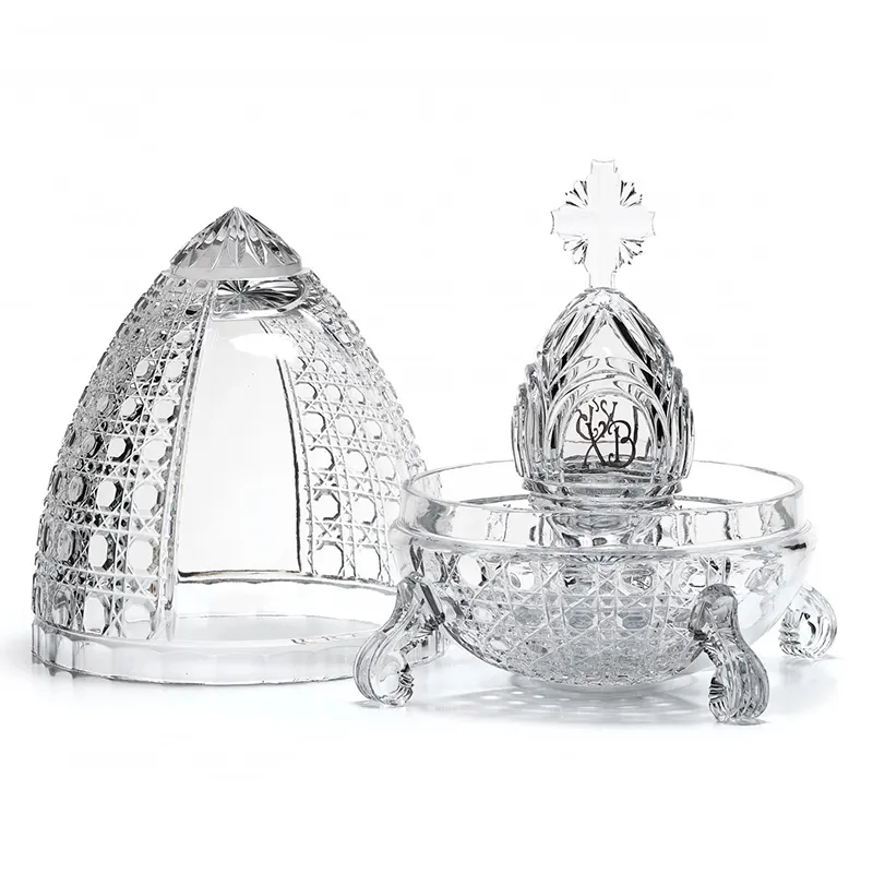 Пасхально яйцо из хрусталя