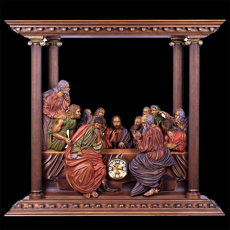 Часы каминные "Тайная вечеря"