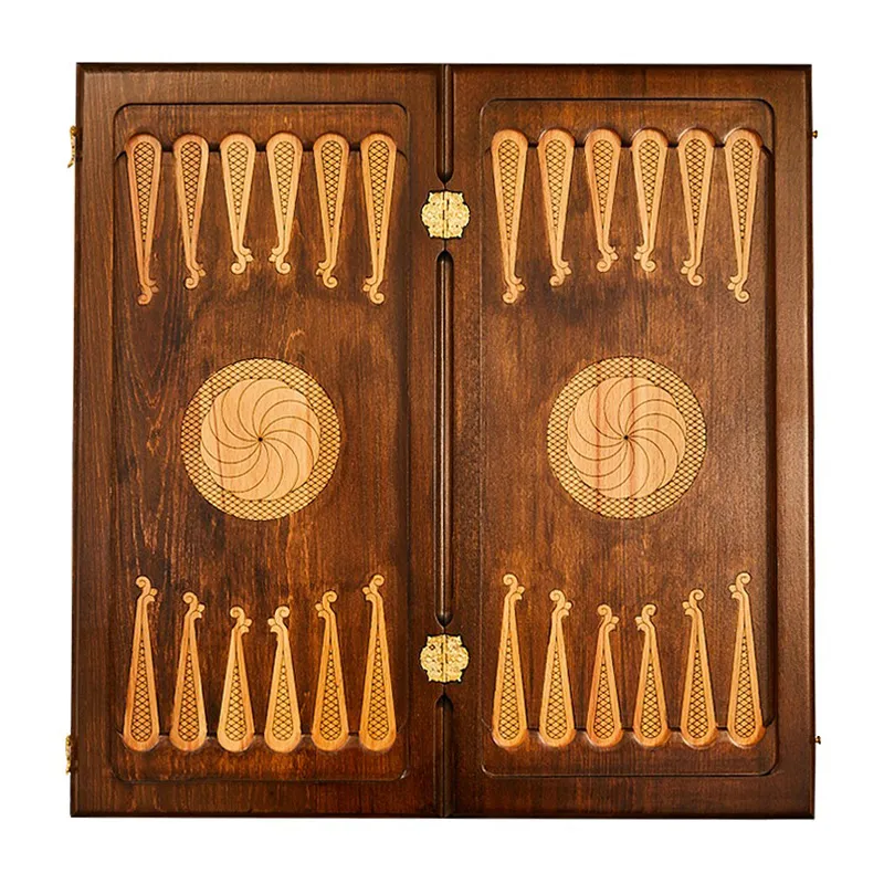 Нарды-шашки резные "Щит Давида"