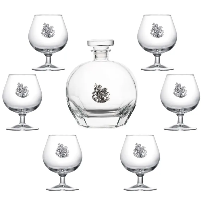 Набор для коньяка на 6 персон "Георгий Победоносец" 