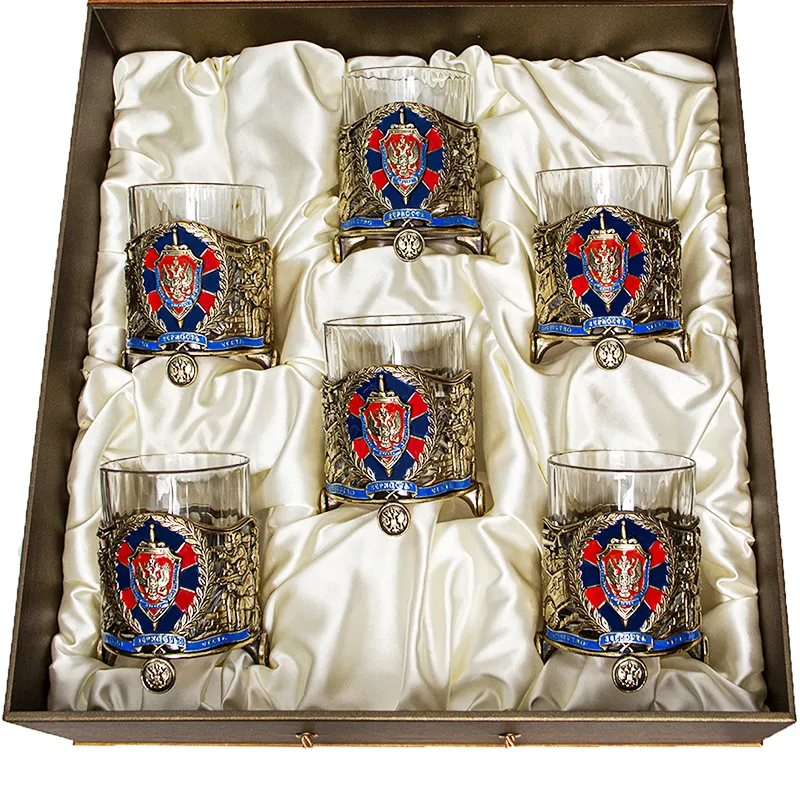 Набор из 6-ти бокалов для виски "ФСБ"