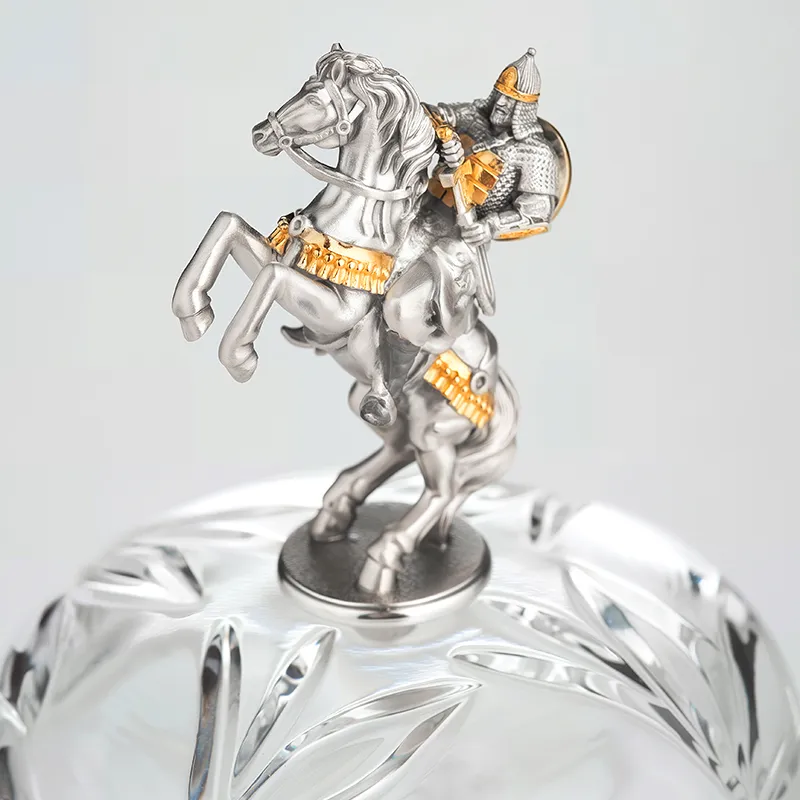 Серебряная икорница "Витязь"