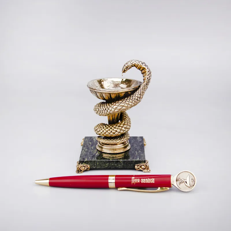 Подарочный набор врачу "Для записи рецептов, которые исцеляют"