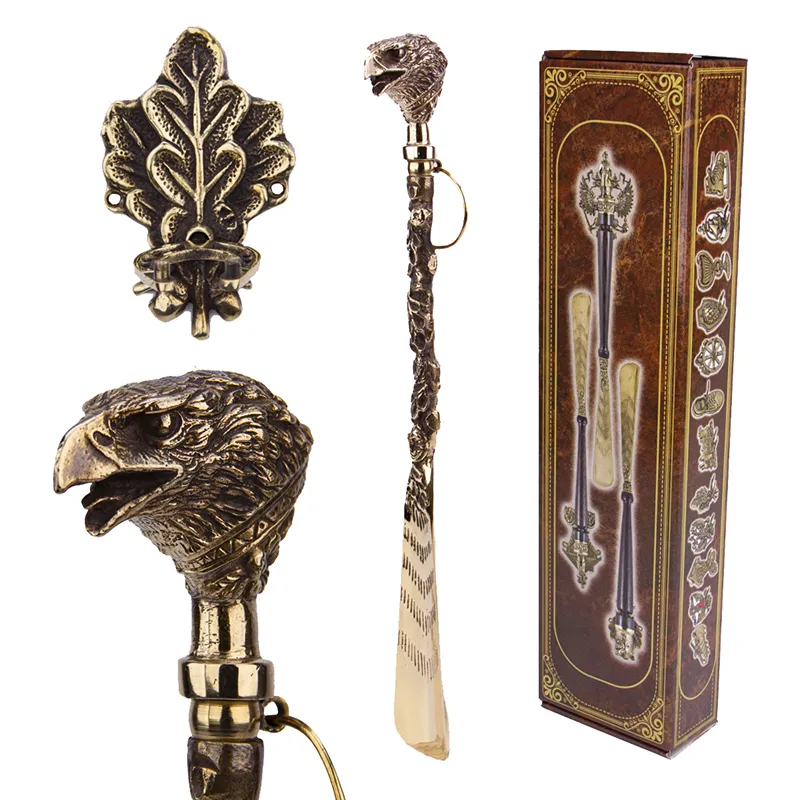 Ложка для обуви из бронзы "Орел" с крючком 