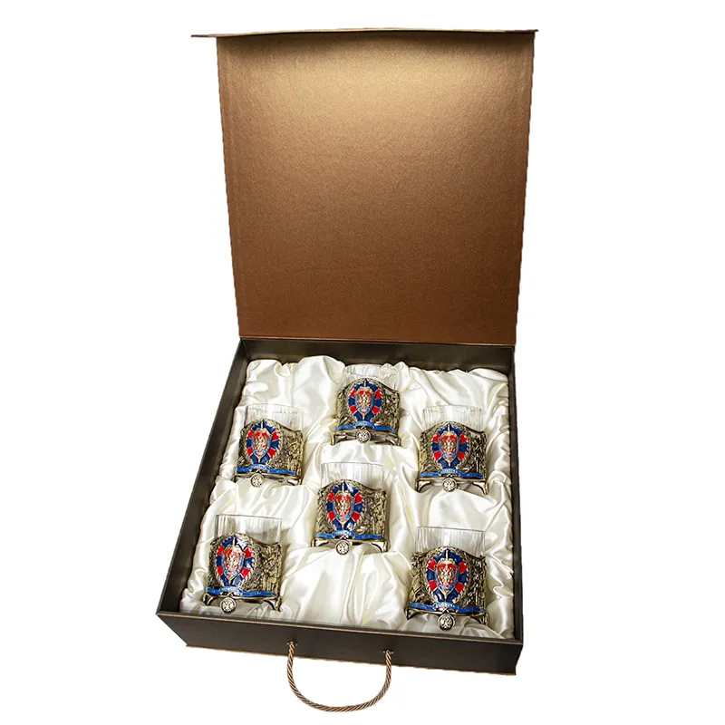 Набор из 6-ти бокалов для виски "ФСБ"