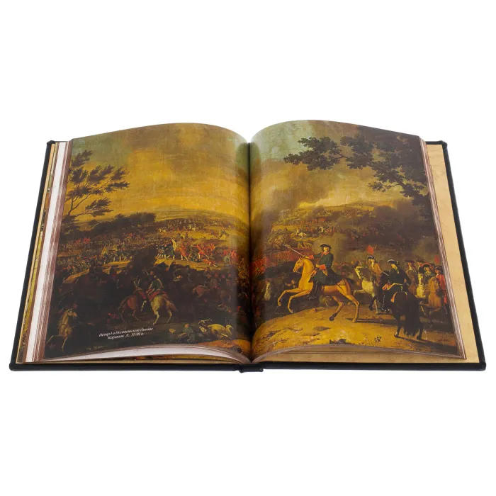 Книга "Спецслужбы России за 1000 лет" в кожаном переплете