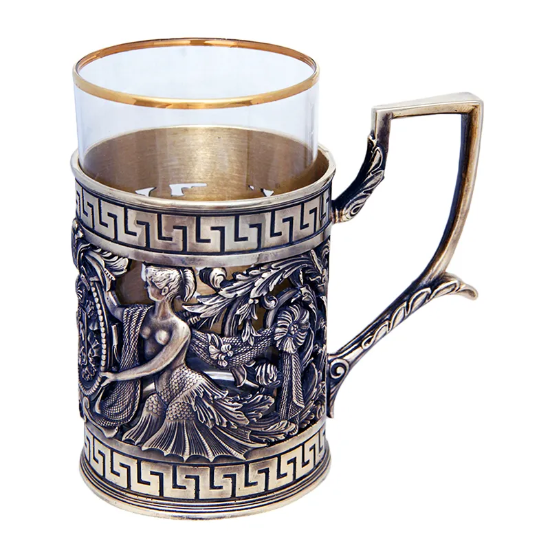 Подстаканник с ложкой "Санкт-Петербург"