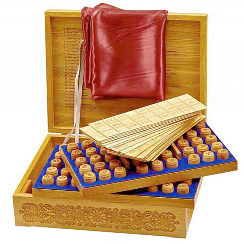 Большое русское лото в шкатулке "Богатыри"