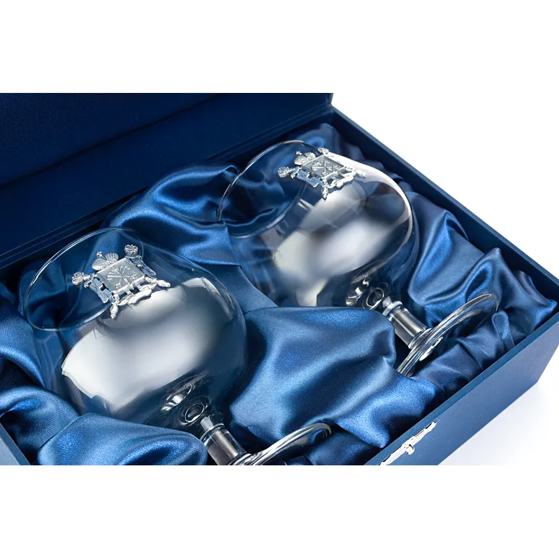 Набор бокалов для коньяка на 2 персоны "Санкт-Петербург"