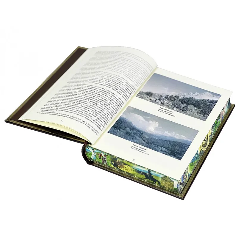 Подарочная книга в кожаном переплете "Ингуши"