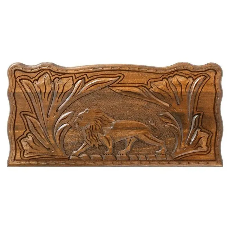 Нарды-шашки резные "Лев"