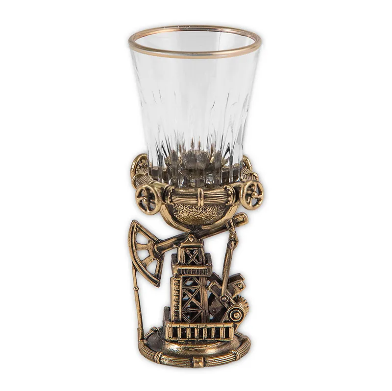 Водочный набор из 2-х стопок "Нефть и Газ" 