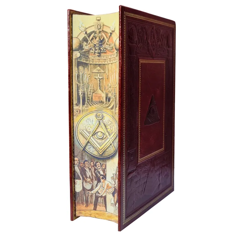 Книга в кожаном переплете "Масонство"