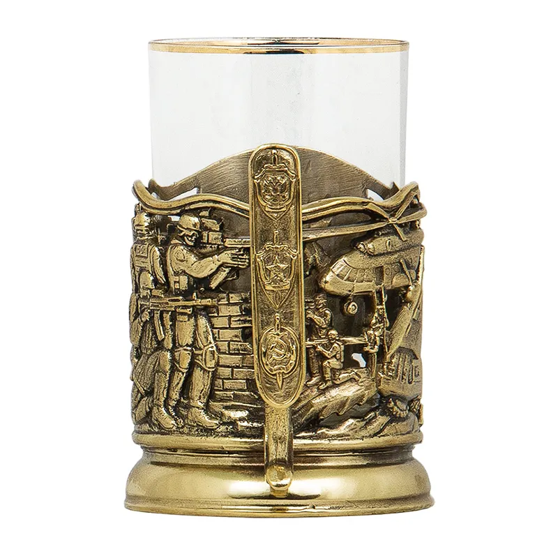 Подстаканник с ложкой "ФСБ"