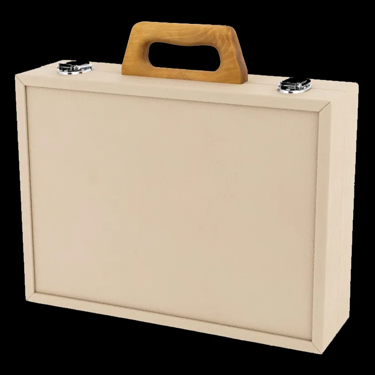 Шкатулка для документов из ореха и янтаря "Россия"