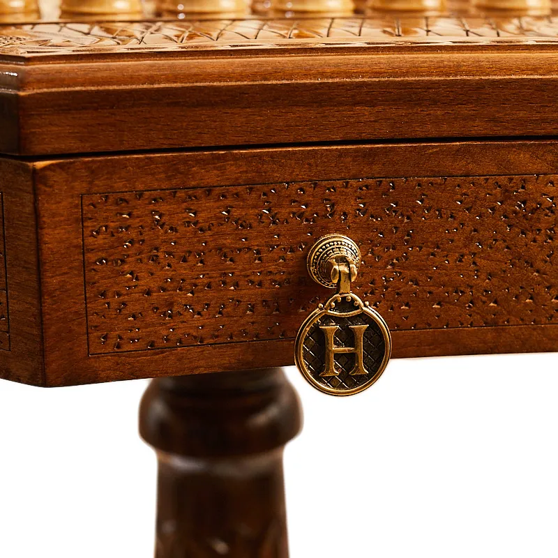 Шахматный стол "Сражение"