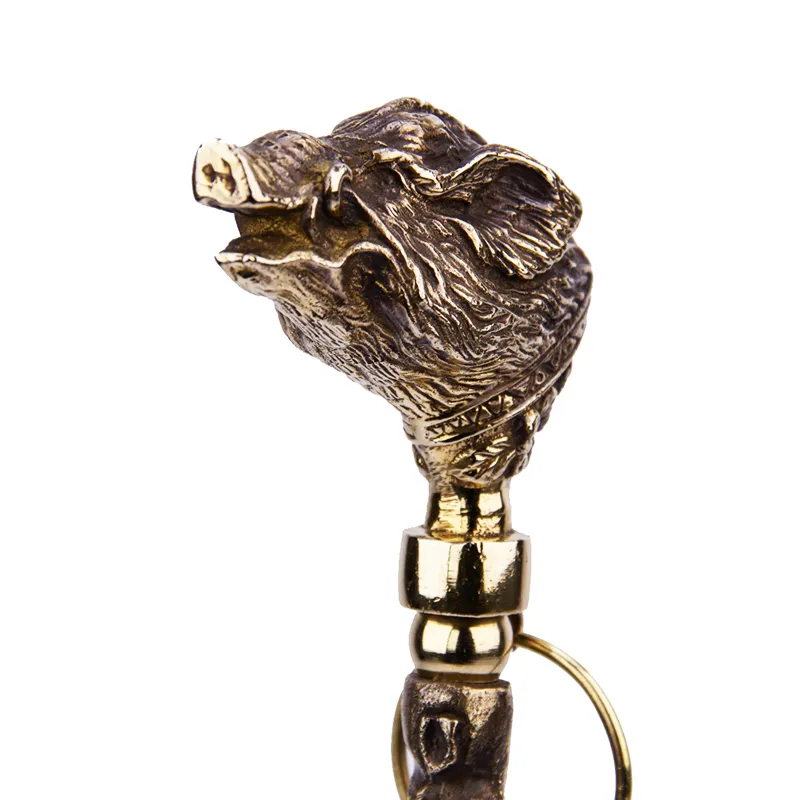 Ложка для обуви с деревянной ручкой "Кабан" 