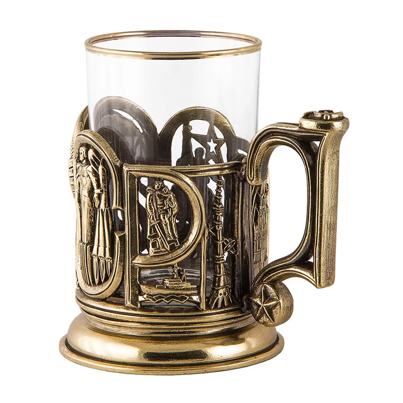 Подстаканник с ложкой "СССР"